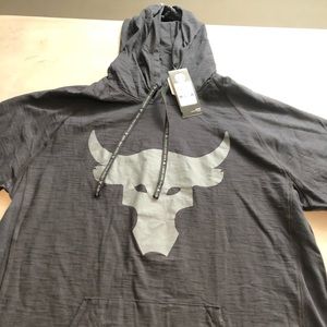 Under Armour Project Rock Hooded T Shirt